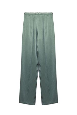 Pantalone verde in misto seta SEMI COUTURE | Y6SM38S291